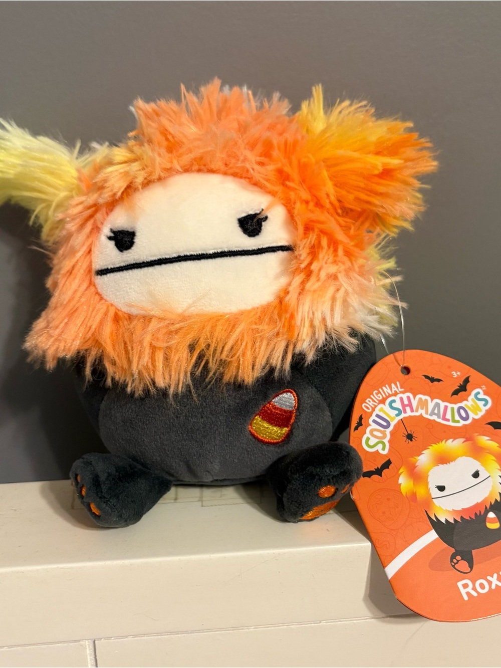 Roxanne candy corn Bigfoot Squishmallow Halloween Bigfoot 5”